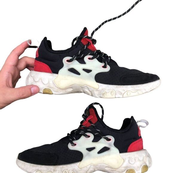 Rare 2019 Nike React Presto Black Phantom Red Size 7 - Picture 14 of 16